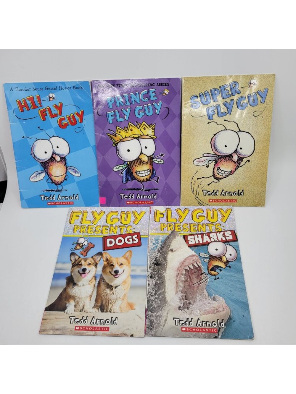 FLY GUY by Tedd Arnold Lot of 5 Beginning Reader Books - RB018